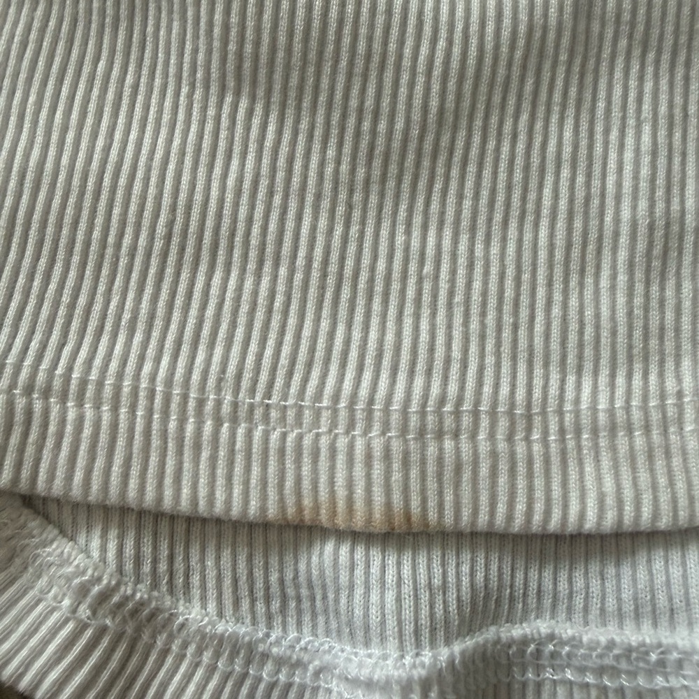 Garage White Ribbed Tank Top - Picture 3 of 4
